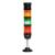 EMAS IK53L024ZM03 IK Series 4-level 24V AC/DC 50mm LED tower with buzzer, 100mm tube, plastic base
