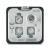 Phoenix Contact 1585210 HC-A03-I-UT-M Contact insert, 3+PE, size D7, screw, male