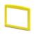 Phoenix Contact 1524272 MCS-156X127-C-D-1018 housing frame cover, 156 x 127mm, yellow (5 pack)