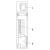 Phoenix Contact 2703018 PP-RJ-SCC Patch panel, RJ45 to terminals, CAT5e, DIN rail adapter