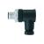 Escha WWASC4 (8004806) M12 4 pin, male 90 degree, wireable sensor plug (clearance)
