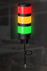 Banner TL50HGYR (3014595) TL50 High Intensity tower light, 3 color (green, yellow, red), 18-30Vdc/24Vac, 2m cable, IP67